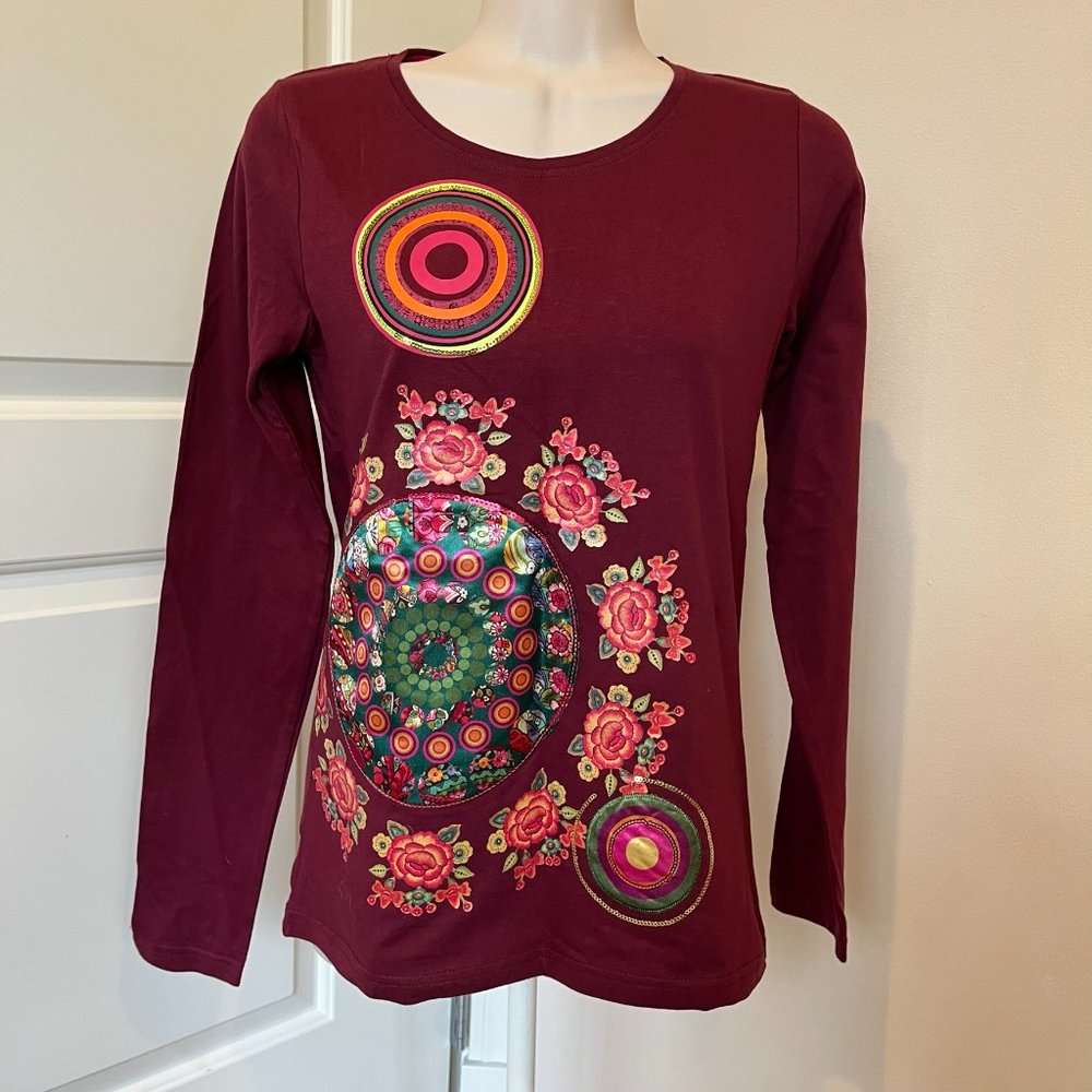 NWT Desigual Maryland Girls Top, sz 13/14